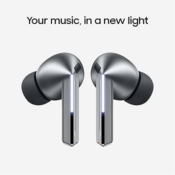 Samsung Galaxy Buds 3 Pro – AI True Wireless Bluetooth Earbuds with Noise Cancelling, Silver