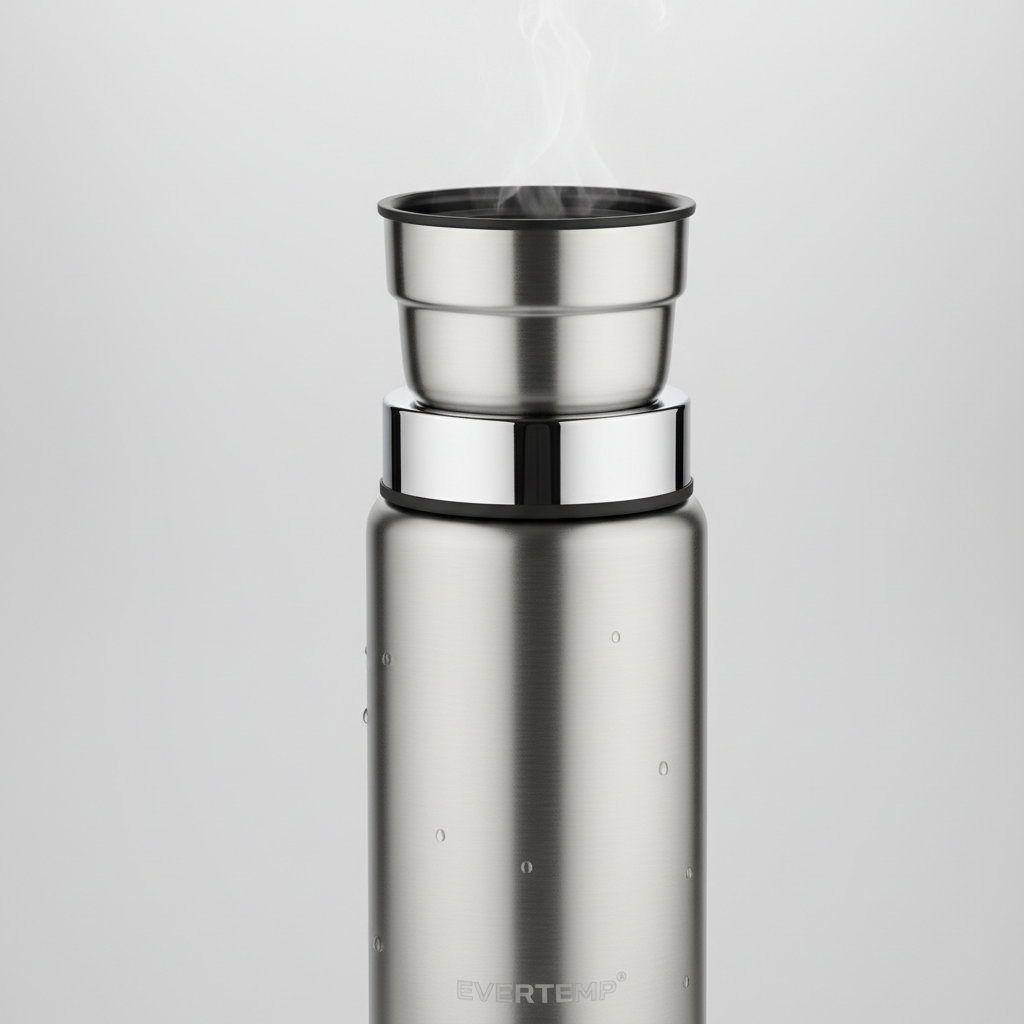 Vacuum Insulated Thermos Set - Detail Shot