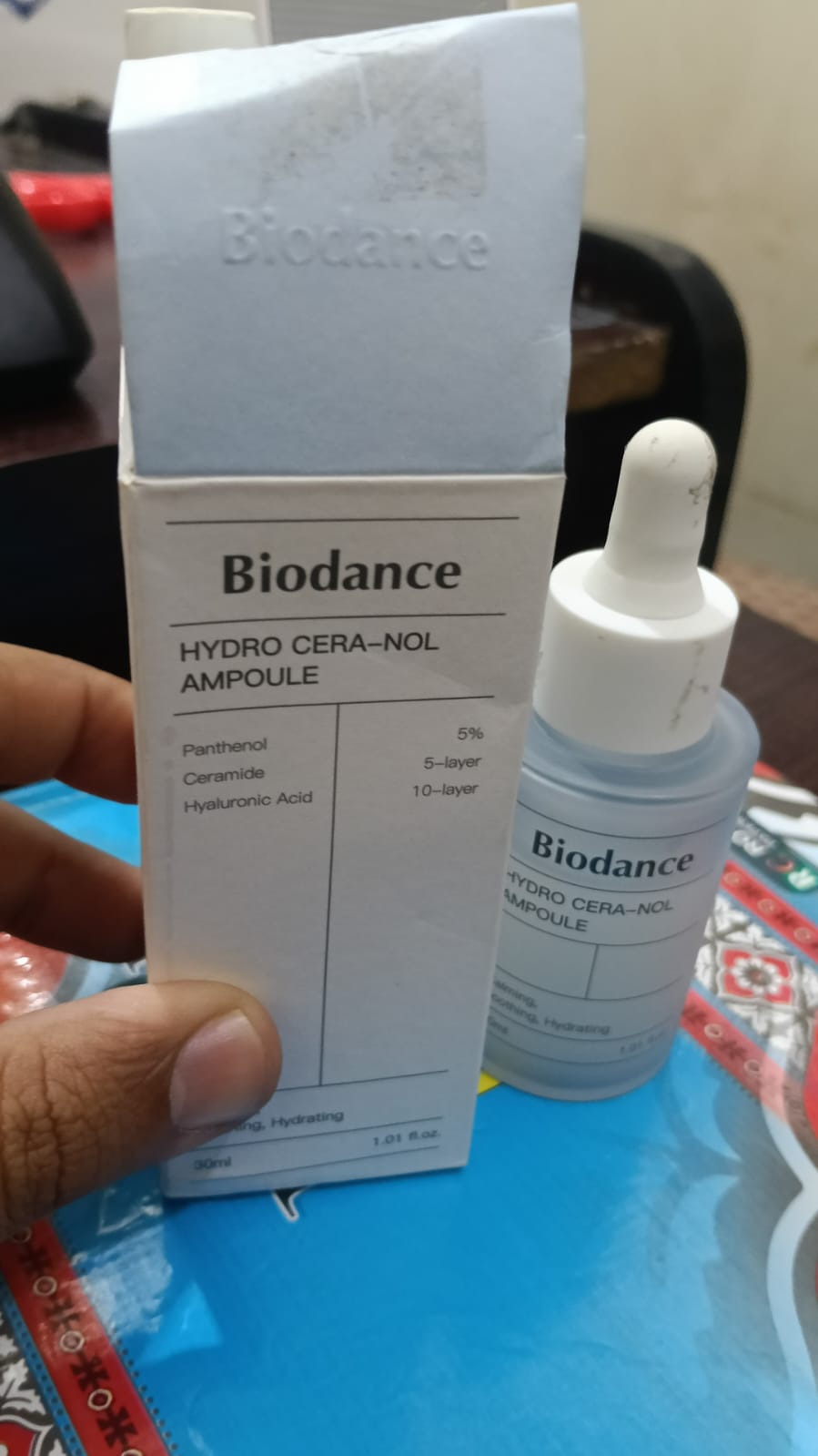 Biodance Hydro Cera Nol Ampoule – Hydrating & Soothing Serum with Panthenol, Ceramides & Hyaluronic Acid 30ml | Made in Korea