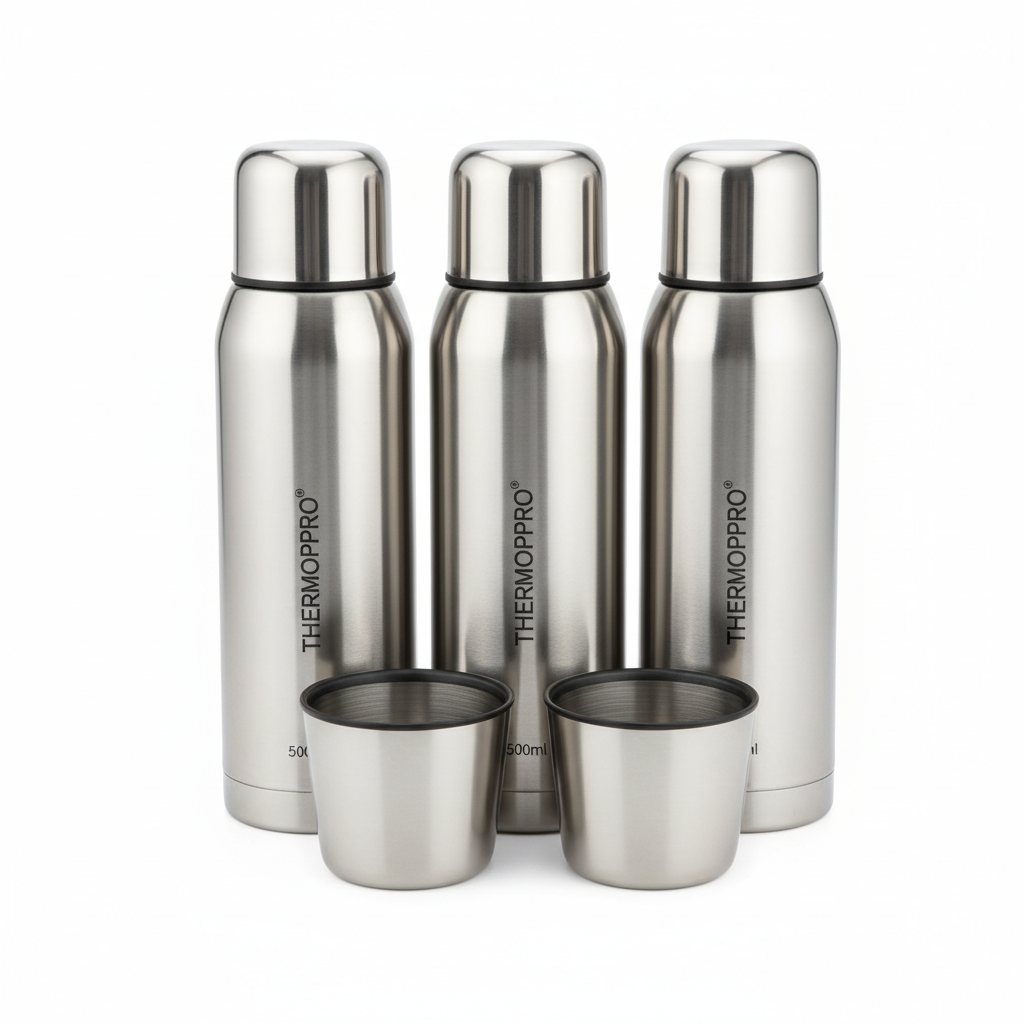 Vacuum Insulated Thermos Set - Product Shot